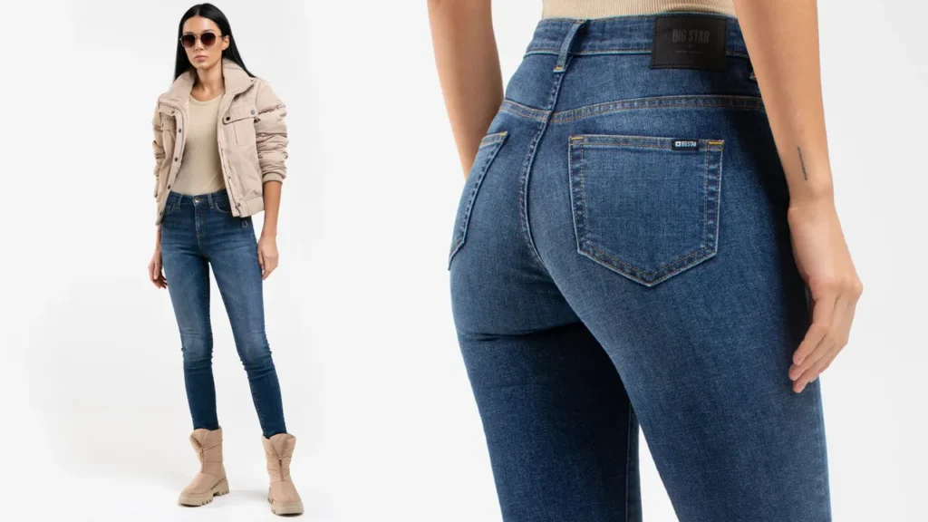 Jeansy damskie skinny